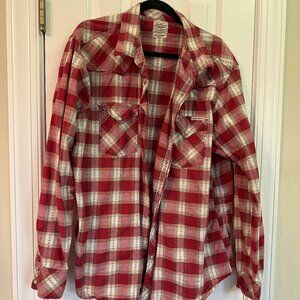 Men's Lucky Brand Button-up w/ Pearl Snaps -  Size 2XL